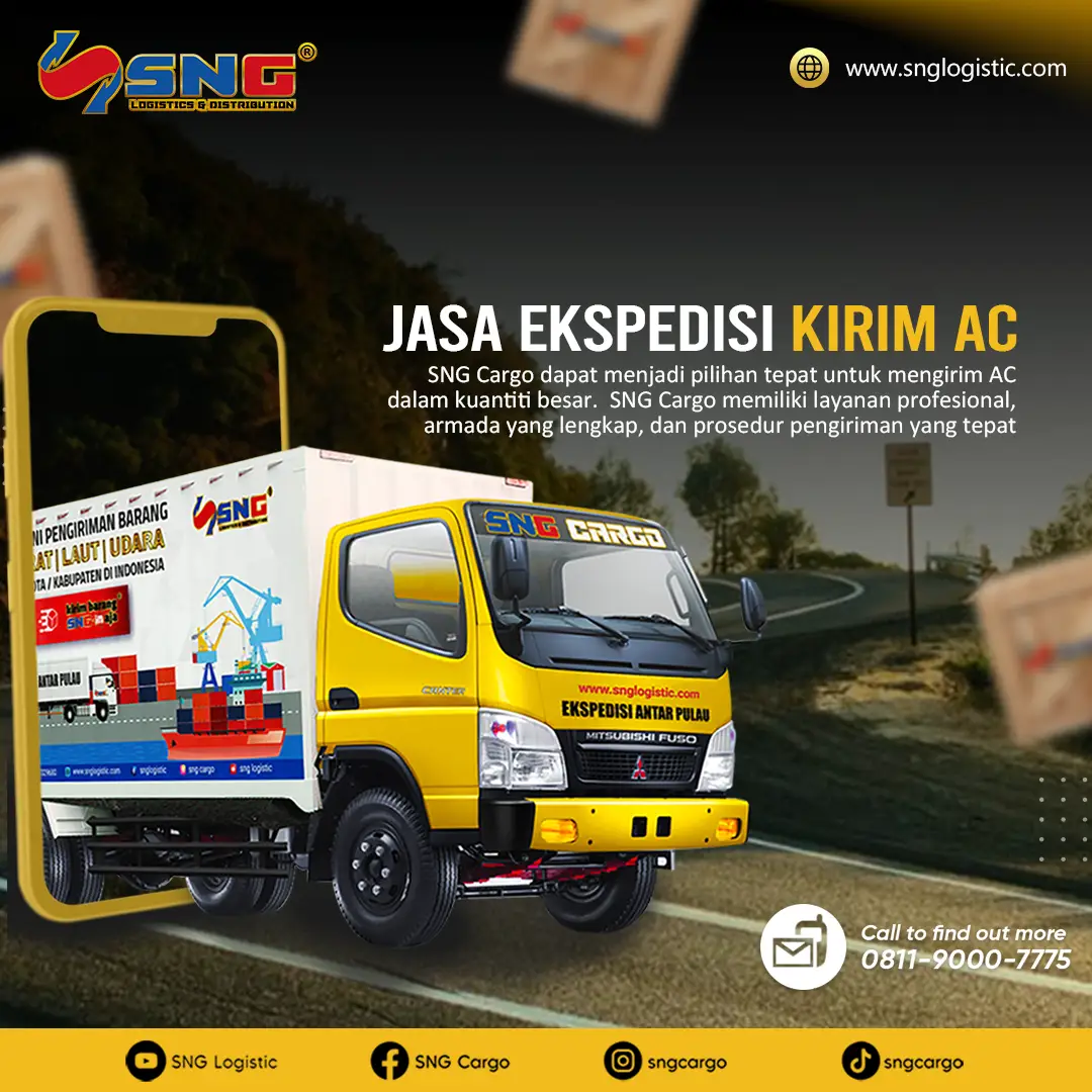 Jasa Ekspedisi Kirim AC Cepat, Murah, & Aman